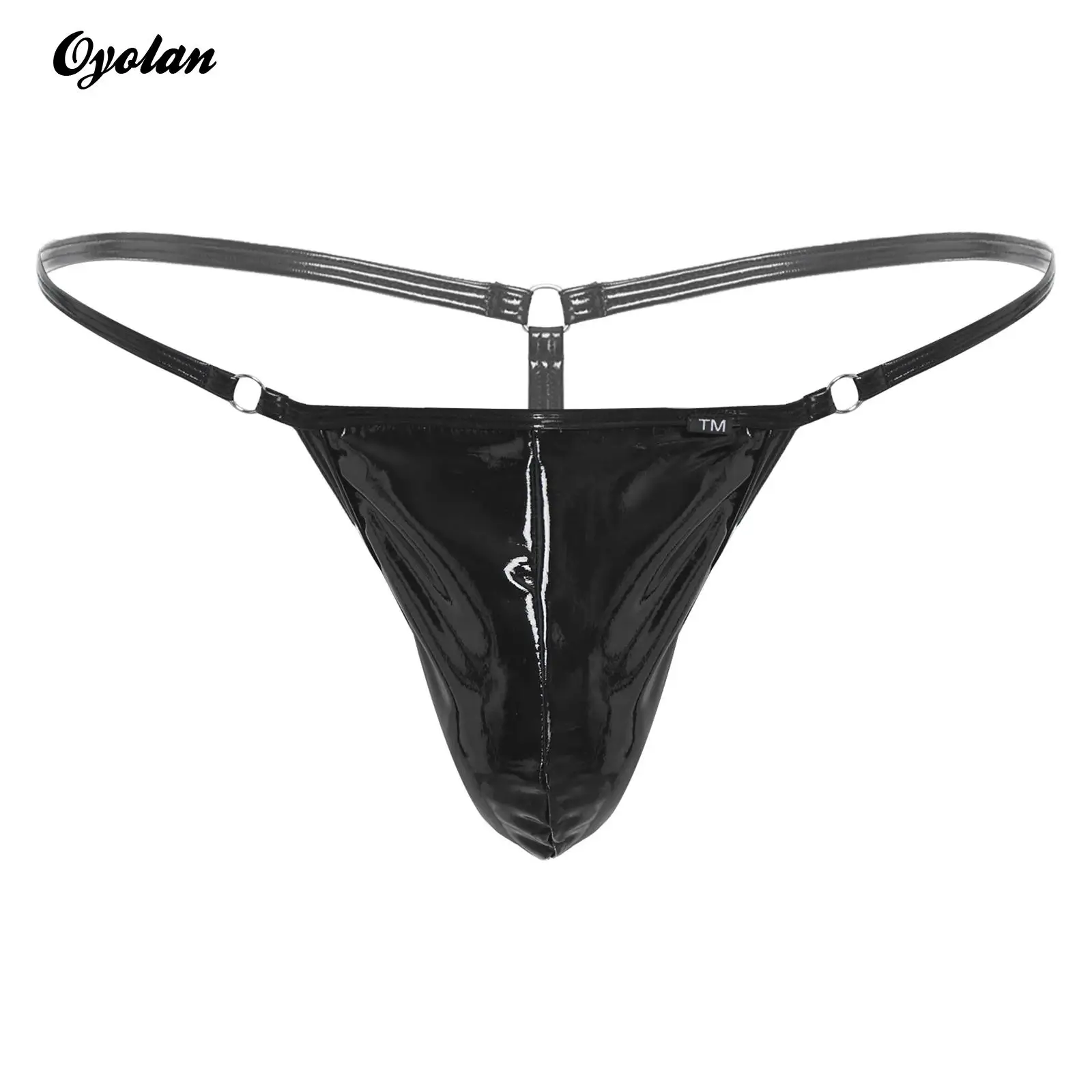 Mens Low Rise Patent Leather Thong Mini Bikini Underwear Bulge Pouch T-back Spaghetti Waistband G-string Briefs Wet Look Panty
Mens Low Rise Patent Leather Thong Mini Bikini Underwear Bulge Pouch T-back Spaghetti Waistband G-string Briefs Wet Look Panty