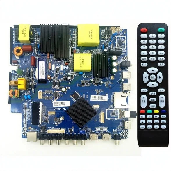 New CV638H-B50 CV638H-D50 CV960H-A50 network 4K universal three-in-one intelligent main board
New CV638H-B50 CV638H-D50 CV960H-A50 network 4K universal three-in-one intelligent main board