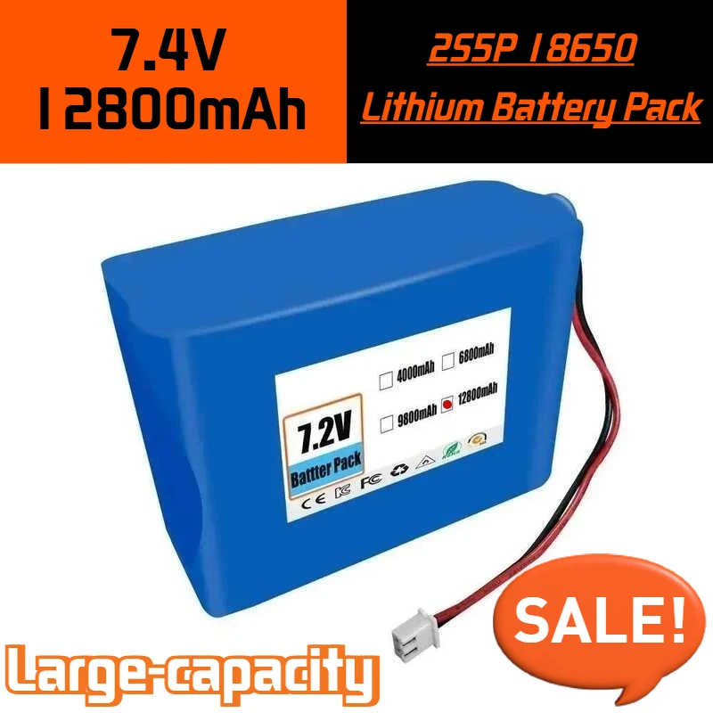 Large-capacity 2S5P 7.4V 12800mAh 18650 Lithium Battery Pack,for Speakers,Solar Headlamps and Portable Karaoke Players
Large-capacity 2S5P 7.4V 12800mAh 18650 Lithium Battery Pack,for Speakers,Solar Headlamps and Portable Karaoke Players