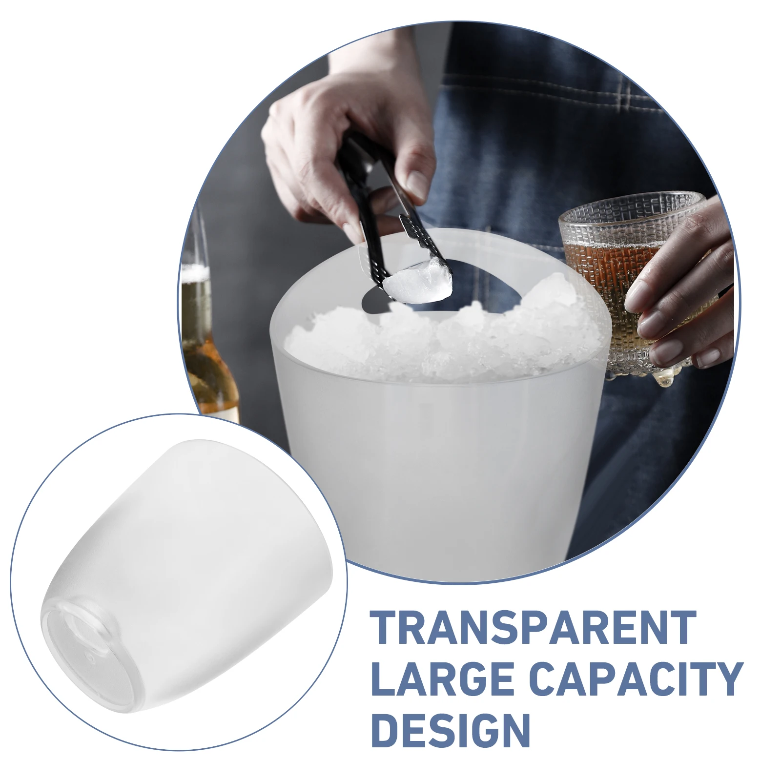 Durable Plastic Ice Container Handheld Champagne Bucket With Slanted Mouth Design For Convenient Drink Storage And Transport 
Durable Plastic Ice Container Handheld Champagne Bucket With Slanted Mouth Design For Convenient Drink Storage And Transport
