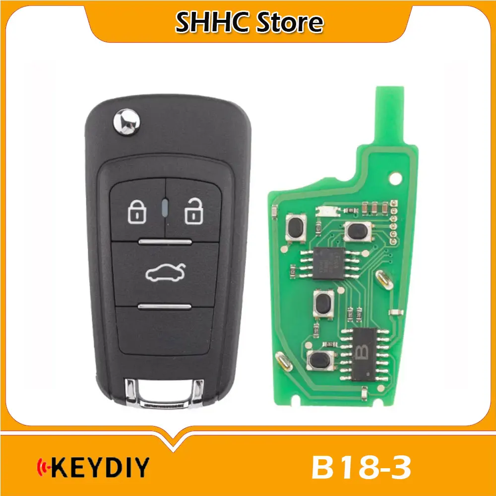 KEYDIY KD B18-3 Universal Wire Car Remote Key 3 Buttons for Chevrolet Type Remote Car Key for KD-X2 KD-MAX KD-X4 Key Programmer
KEYDIY KD B18-3 Universal Wire Car Remote Key 3 Buttons for Chevrolet Type Remote Car Key for KD-X2 KD-MAX KD-X4 Key Programmer