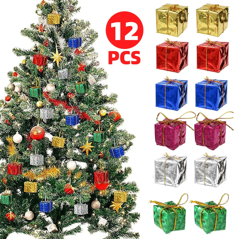 Christmas Tree Hanging Decoration Pendant Xmas Colorful Mini Ornaments Foam Gift Box New Year Party Festival Home Shiny Ornament
Christmas Tree Hanging Decoration Pendant Xmas Colorful Mini Ornaments Foam Gift Box New Year Party Festival Home Shiny Ornament