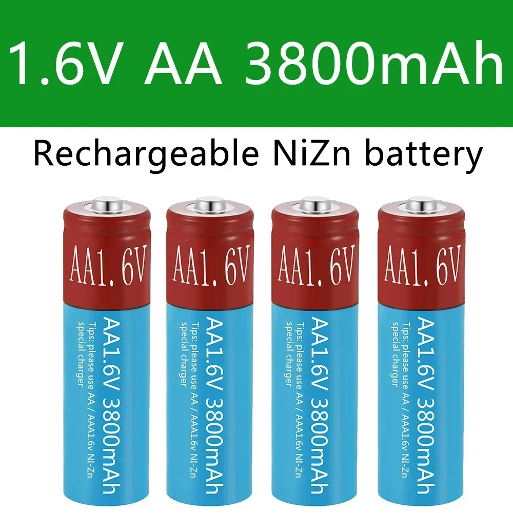 AA Battery Rechargeable Battery NI-ZN 3800mAh 1.6V Battery for toys MP3 Solar Lights Digital Camera MP4 RC car & USB Charger
AA Battery Rechargeable Battery NI-ZN 3800mAh 1.6V Battery for toys MP3 Solar Lights Digital Camera MP4 RC car & USB Charger