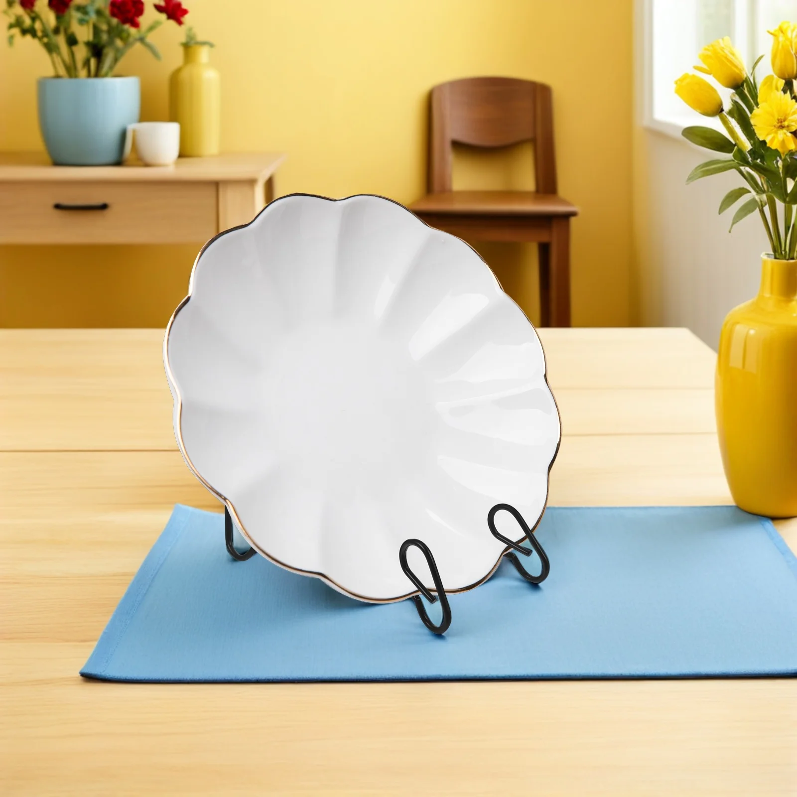 4Pcs Metal Plate Stand Robust Frame Tabletop Easel Ceramic Plates Decorative Dish Holder Photo Frames Albums Artistic Display
4Pcs Metal Plate Stand Robust Frame Tabletop Easel Ceramic Plates Decorative Dish Holder Photo Frames Albums Artistic Display