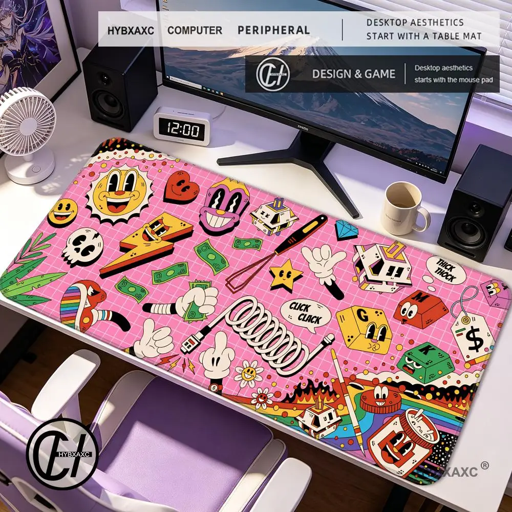 HYBXAXC Graffiti Mausepad Rug Desk Mat Mouse Pad Pc Setup Accessories Diy Gaming Computer Mouse Pads Desk Pad
HYBXAXC Graffiti Mausepad Rug Desk Mat Mouse Pad Pc Setup Accessories Diy Gaming Computer Mouse Pads Desk Pad