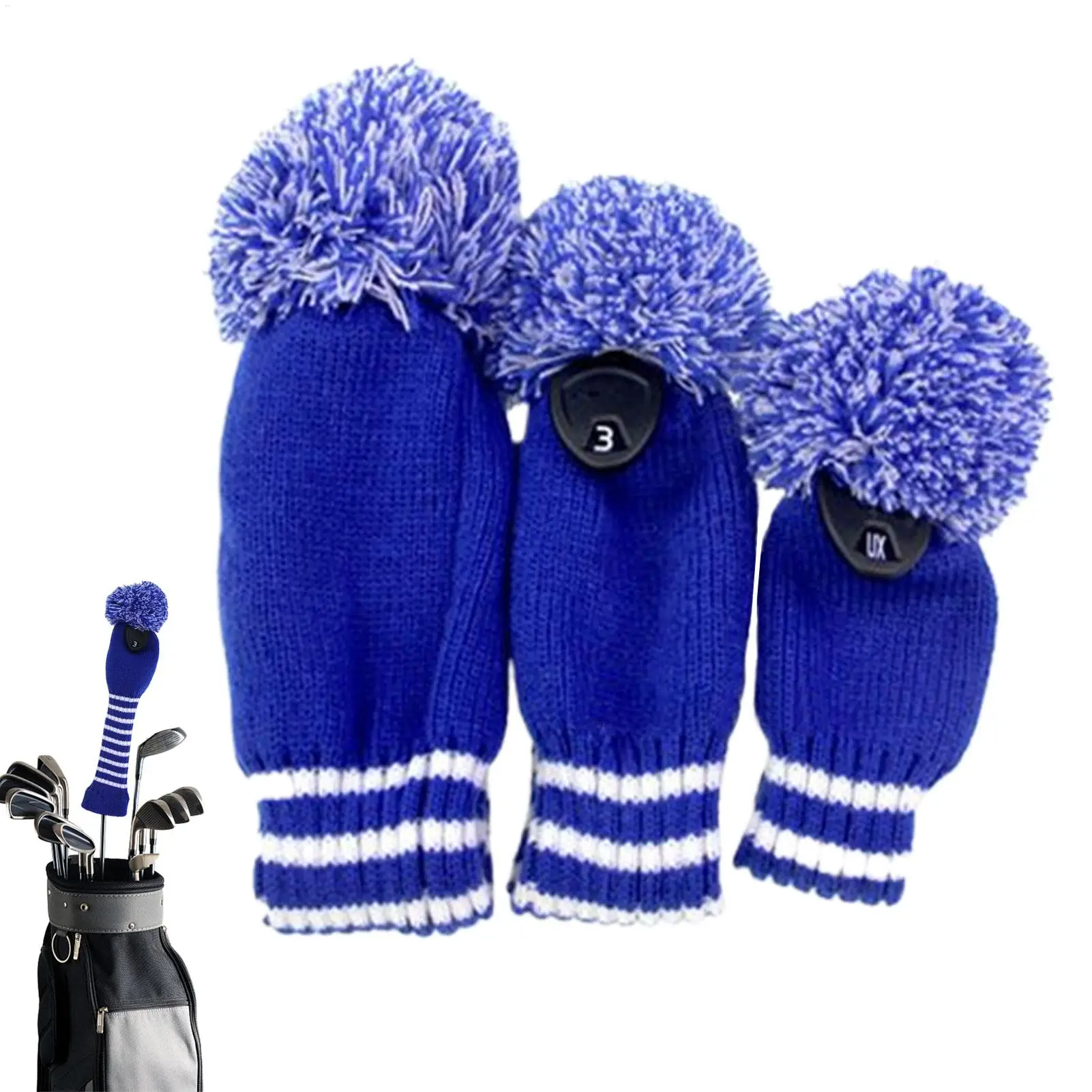 1/3/UT защитные чехлы для головы водителя гольф-клуба, чехол для головы гольф-клуба, вязаный стильный головной убор для клюшки для гольфа, защитный чехол для водителя
1/3/UT защитные чехлы для головы водителя гольф-клуба, чехол для головы гольф-клуба, вязаный стильный головной убор для клюшки для гольфа, защитный чехол для водителя