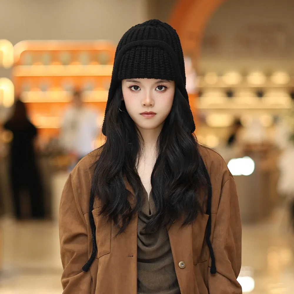 Casual Solid Color Knitted Flying Cap Thickened Keep Warm Beanies Cap Windproof Winter Drawstring Hat Outdoor Cycling
Casual Solid Color Knitted Flying Cap Thickened Keep Warm Beanies Cap Windproof Winter Drawstring Hat Outdoor Cycling