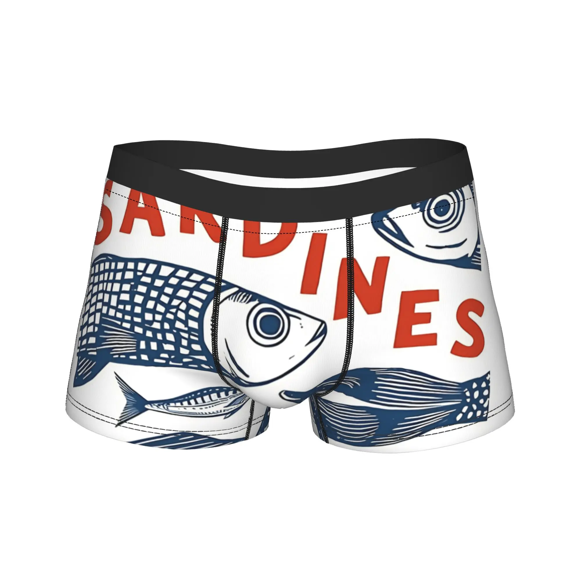 Retro Sardines Boxer Brief Underwear High Quality Males Funny Boxer Shorts Printed Large Size Panties
Retro Sardines Boxer Brief Underwear High Quality Males Funny Boxer Shorts Printed Large Size Panties