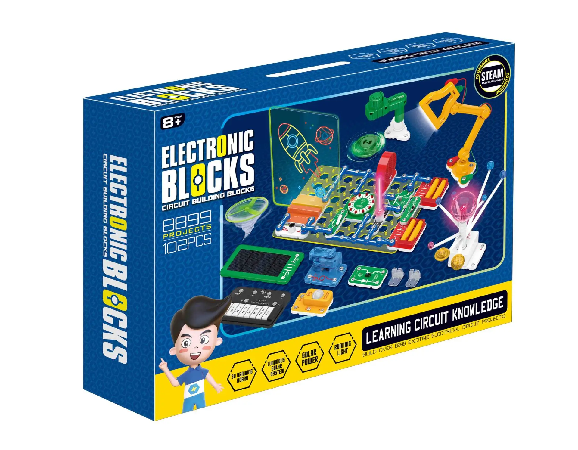 Boys STEM Building Blocks Set - Electronic Science Physics Technology Experimental Model Educational Toy for Children Birthday
Boys STEM Building Blocks Set - Electronic Science Physics Technology Experimental Model Educational Toy for Children Birthday