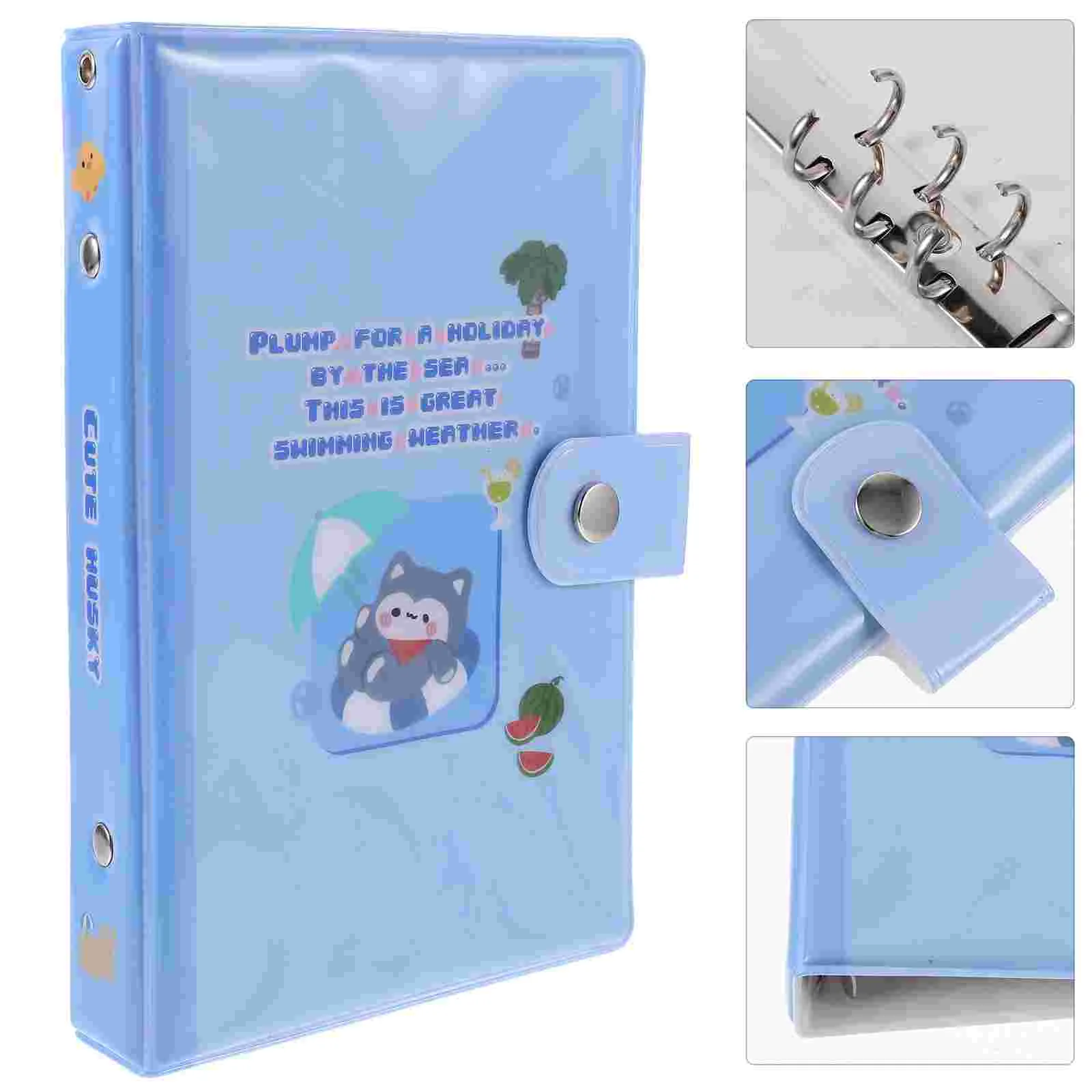Cartoon Loose-leaf PVC Storage Album 3-inch Photo A5a6 Cute Binder (a5 #Dream Blue) Plastic Note Book Cover DIY Shell Korean
Cartoon Loose-leaf PVC Storage Album 3-inch Photo A5a6 Cute Binder (a5 #Dream Blue) Plastic Note Book Cover DIY Shell Korean