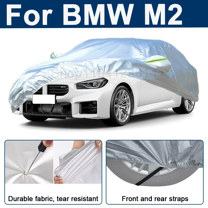 Outdoor Full Car Cover For BMW M2 with Reflective Strips Waterproof Snowproof Dustproof UV Protection Auto Exterior Accessory
Outdoor Full Car Cover For BMW M2 with Reflective Strips Waterproof Snowproof Dustproof UV Protection Auto Exterior Accessory