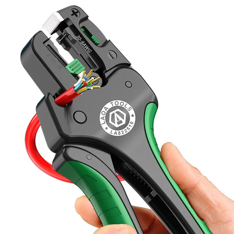 LAOA 200mm Automatic Wire Stripping Pliers 0.8-10mm² Multifunctional Fast Wire Cutting Pliers Electrician Wire Stripper
LAOA 200mm Automatic Wire Stripping Pliers 0.8-10mm² Multifunctional Fast Wire Cutting Pliers Electrician Wire Stripper