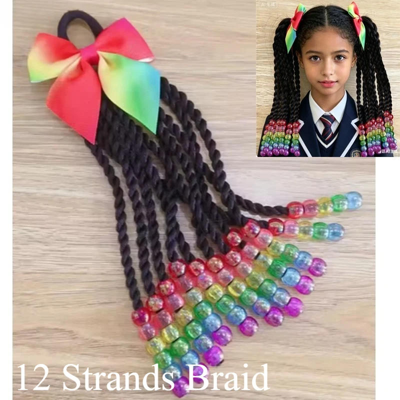 2PACKS Kids Twist Ponytail Hair Extension Synthetic Curly Hairpiece with Beads and Bows Hairstyle for Girls Hair Accessories
2PACKS Kids Twist Ponytail Hair Extension Synthetic Curly Hairpiece with Beads and Bows Hairstyle for Girls Hair Accessories