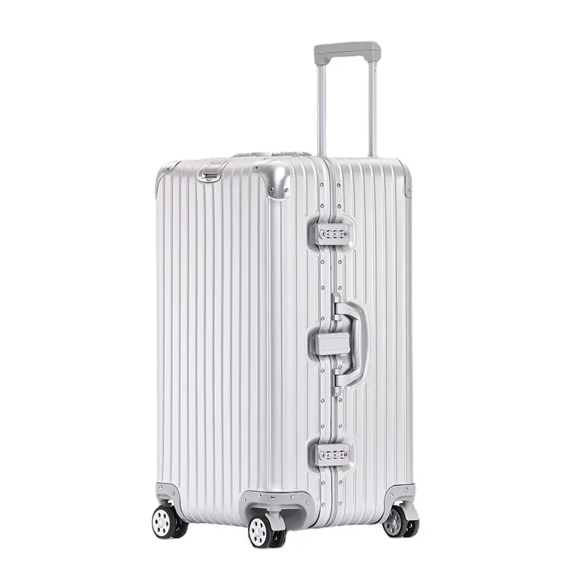 100% Aluminum Magnesium Alloy Suitcase Extra Large Metal Luggage Thickened High Capacity 30 inch Travel Suitcase 32-inch Luggage
100% Aluminum Magnesium Alloy Suitcase Extra Large Metal Luggage Thickened High Capacity 30 inch Travel Suitcase 32-inch Luggage