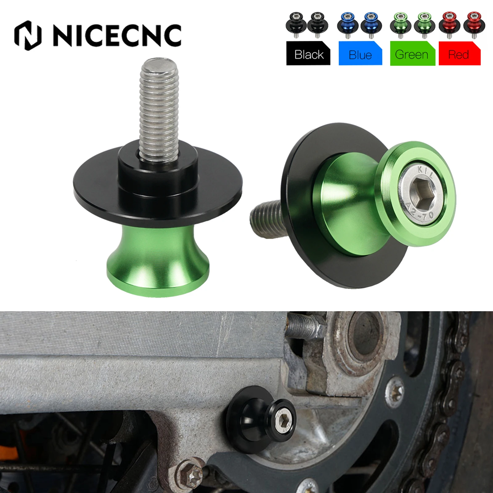 NICECNC Motorcycle 8mm Swingarm Spool Slider For Kawasaki Z650 Z800 Z900 Z1000 Z 650 800 900 1000 Z1000SX NINJA 600 ZX6R ZX-6R
NICECNC Motorcycle 8mm Swingarm Spool Slider For Kawasaki Z650 Z800 Z900 Z1000 Z 650 800 900 1000 Z1000SX NINJA 600 ZX6R ZX-6R