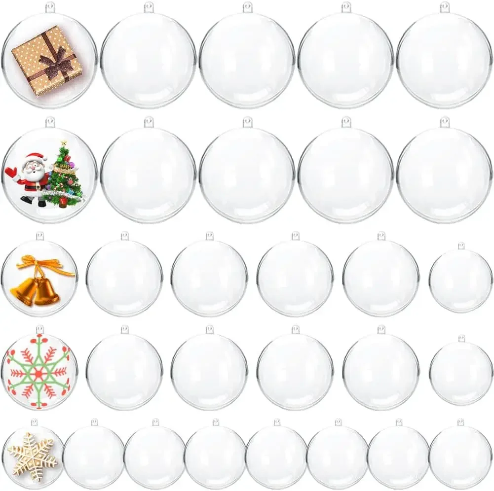 Christmas decoration high transparent Christmas ball Christmas tree ornament, hollow plastic ball shaped acrylic round ball
Christmas decoration high transparent Christmas ball Christmas tree ornament, hollow plastic ball shaped acrylic round ball