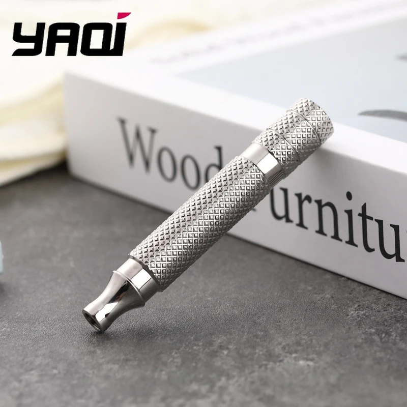 Ручка бритвы YAQI Полированный титан Мужская безопасная ручка бритвы
Ручка бритвы YAQI Полированный титан Мужская безопасная ручка бритвы