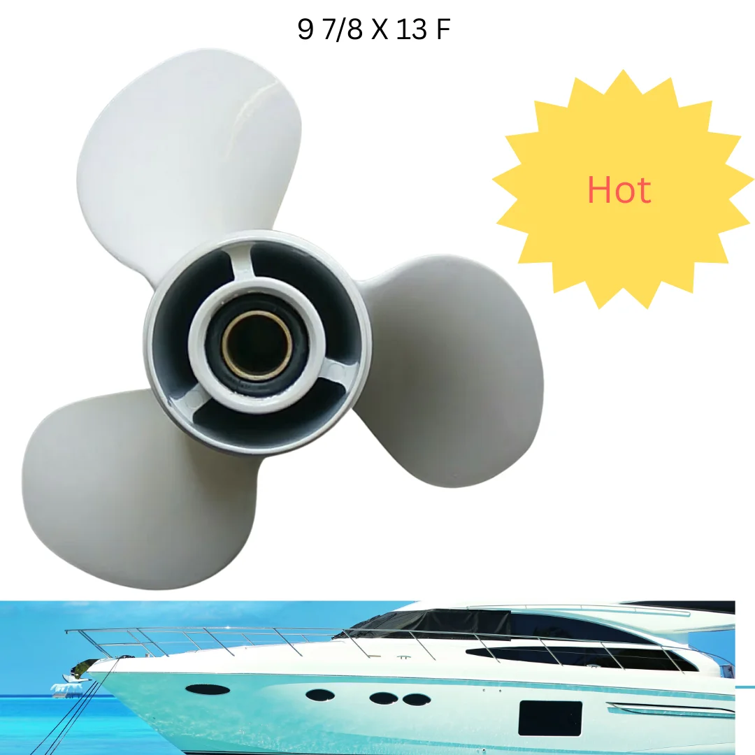 High Quality Aluminum Alloy Propeller for Yamaha Outboard Motor 20HP 25HP 30HP 9 7/8 X 13 F New Condition
High Quality Aluminum Alloy Propeller for Yamaha Outboard Motor 20HP 25HP 30HP 9 7/8 X 13 F New Condition