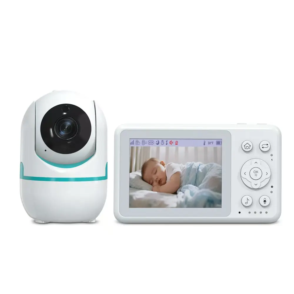 Видеоняня DL с 3,2-дюймовым ЖК-экраном, PTZ, модернизация IRNight Vision, температурной и звуковой сигнализацией, двусторонней связью, домашней безопасности
Видеоняня DL с 3,2-дюймовым ЖК-экраном, PTZ, модернизация IRNight Vision, температурной и звуковой сигнализацией, двусторонней связью, домашней безопасности