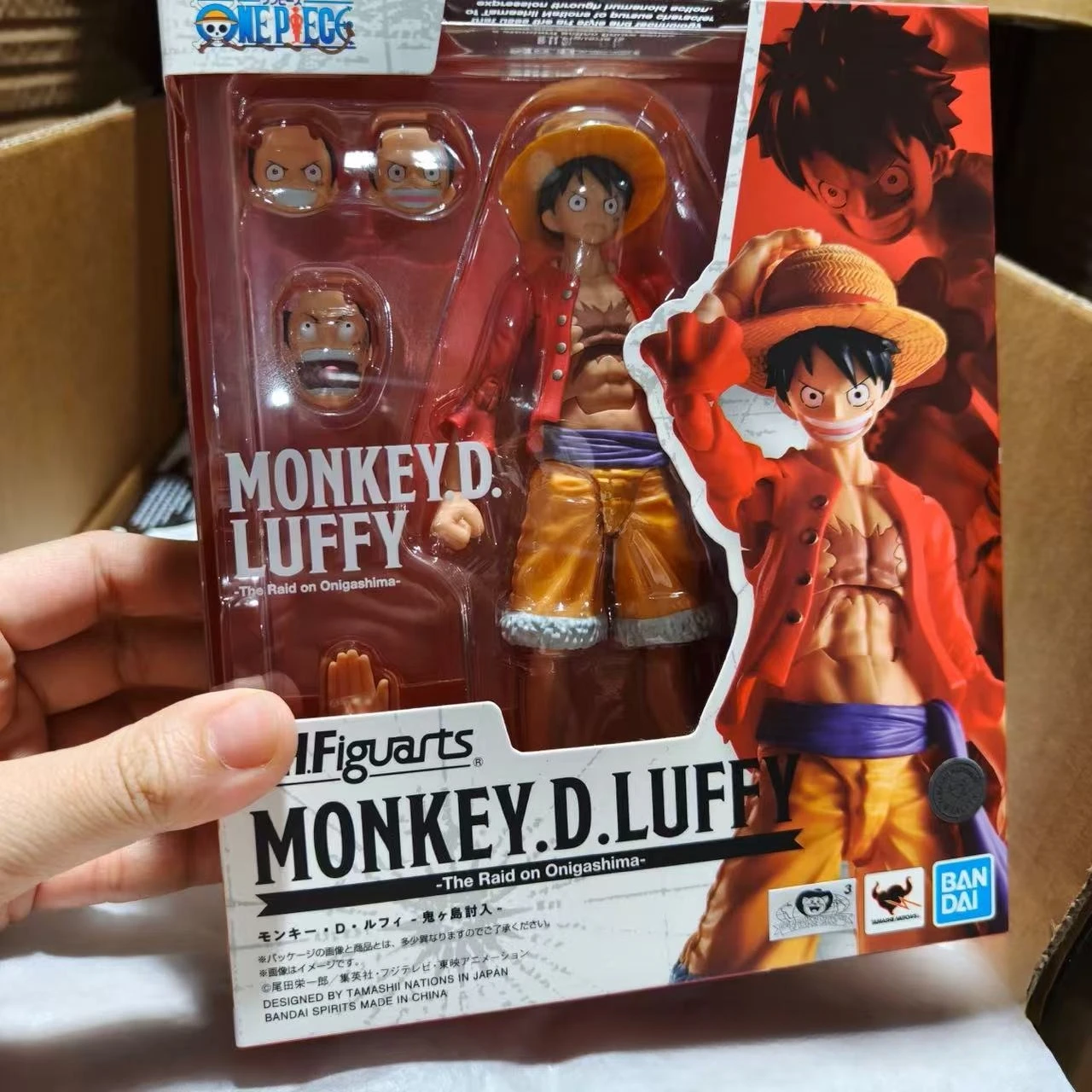 Bandai SH Figuarts Monkey D. Luffy Invasion of Onigashima SHF Коллекционная модель украшения
Bandai SH Figuarts Monkey D. Luffy Invasion of Onigashima SHF Коллекционная модель украшения