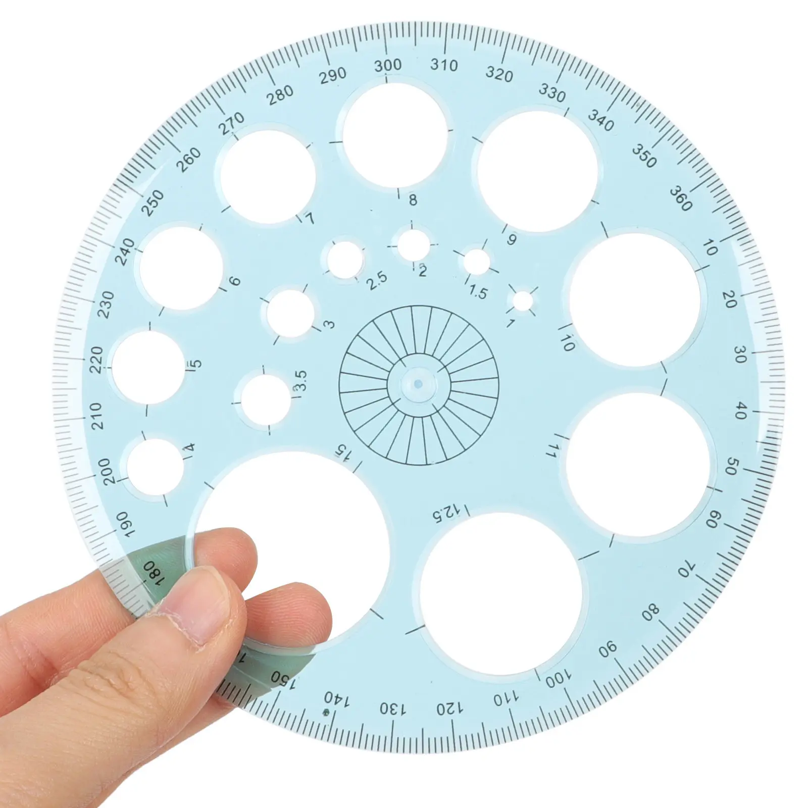 3Pcs Circle Protractor 360 Degree Measuring Protractor Precision Drafting Tool for Students Woodworking Architecture Math
3Pcs Circle Protractor 360 Degree Measuring Protractor Precision Drafting Tool for Students Woodworking Architecture Math