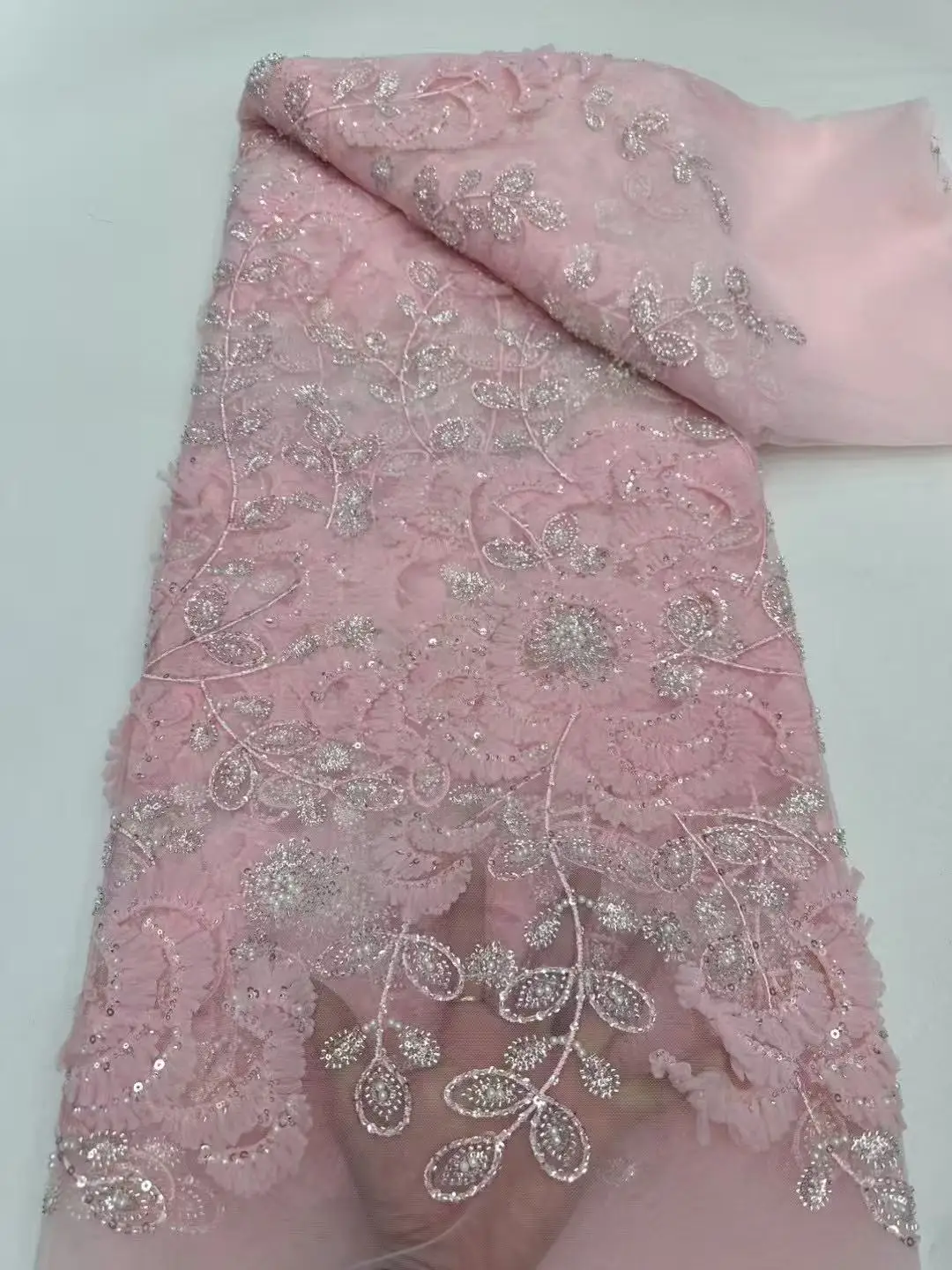 Black New High-End Luxury Sequins Beaded French Embroidery Groom Lace Fabric African Nigerian With Sequins Fabric For Wedding
Black New High-End Luxury Sequins Beaded French Embroidery Groom Lace Fabric African Nigerian With Sequins Fabric For Wedding