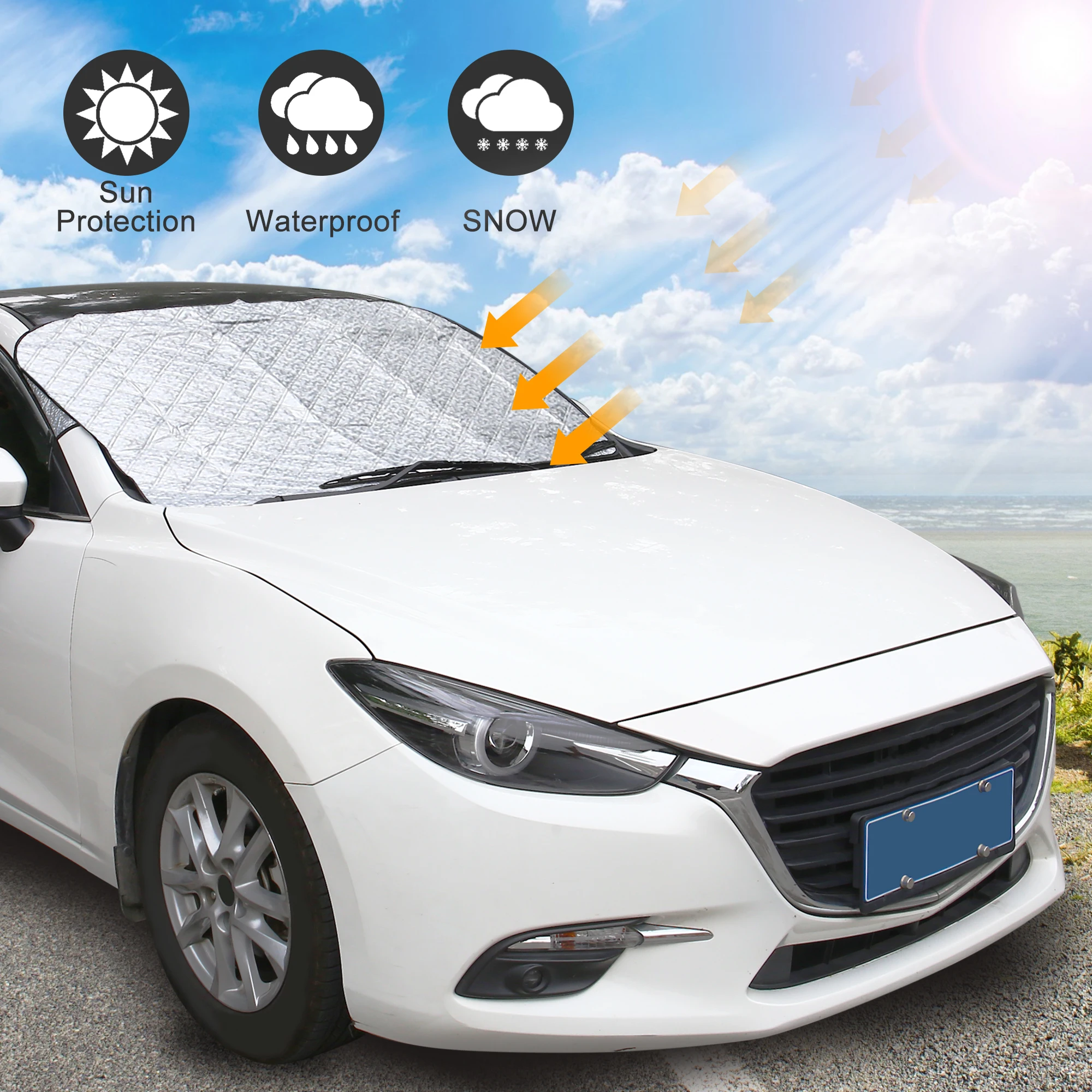 X Autohaux автомобильный солнцезащитный козырек на лобовое стекло очень большой утолщенный 4-слойный солнцезащитный отражатель автомобильный передний козырек Солнцезащитный козырек чехол
X Autohaux автомобильный солнцезащитный козырек на лобовое стекло очень большой утолщенный 4-слойный солнцезащитный отражатель автомобильный передний козырек Солнцезащитный козырек чехол