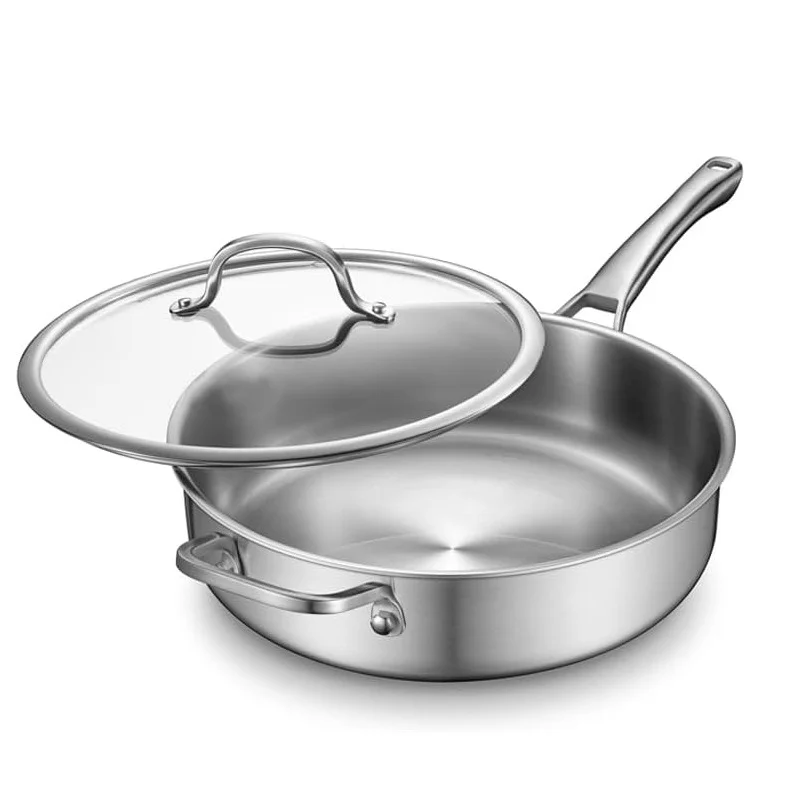 32cm Stainless Steel Frying Pan, Non Stick, Can Be Safely Placed in A 600 Degree Fahrenheit Pan and Flat Bottomed Pan
32cm Stainless Steel Frying Pan, Non Stick, Can Be Safely Placed in A 600 Degree Fahrenheit Pan and Flat Bottomed Pan