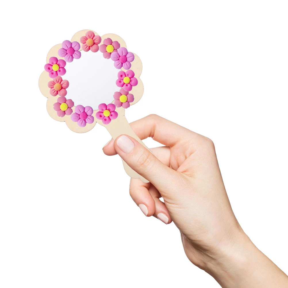 5 Pcs Handheld Mirror for Makeup Wooden Vanity Dressing Table Craft Mirrors Unfinished Children
5 Pcs Handheld Mirror for Makeup Wooden Vanity Dressing Table Craft Mirrors Unfinished Children