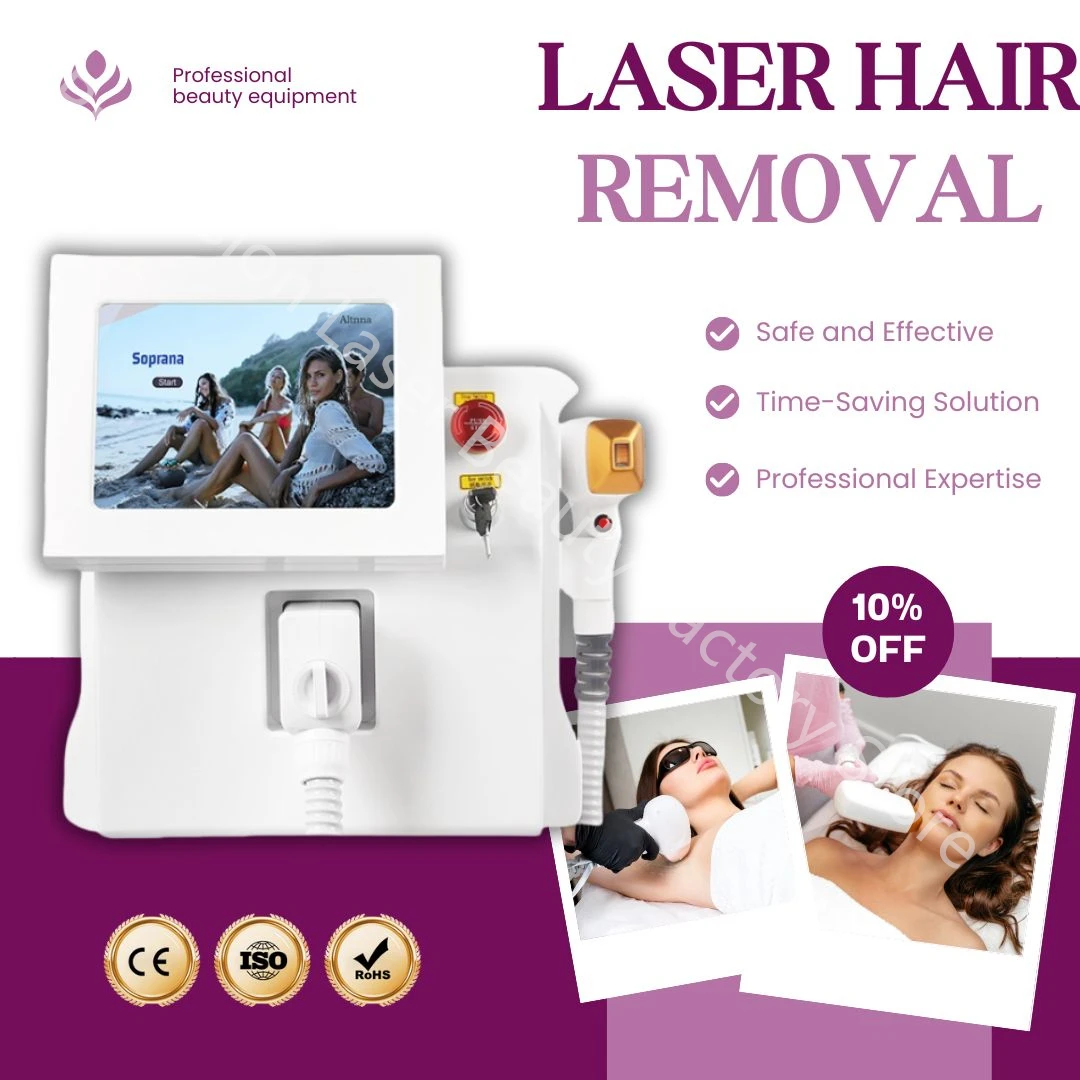 Diode Laser Hair Removal Device 808nm Triple Wavelength For Painless Permanent Epilation Suitable For All Skin Types
Diode Laser Hair Removal Device 808nm Triple Wavelength For Painless Permanent Epilation Suitable For All Skin Types