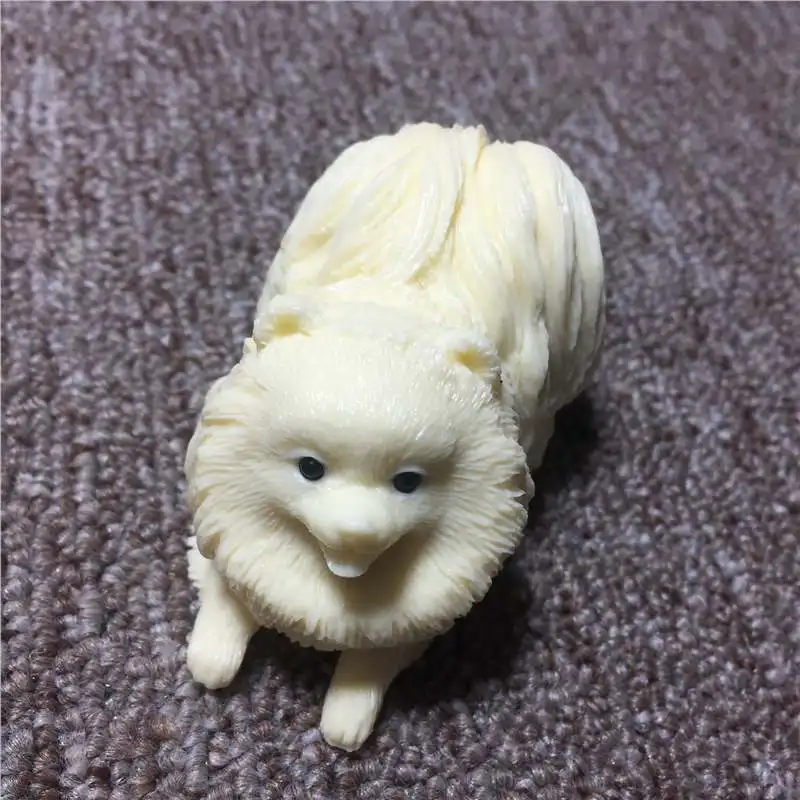 Ivory Nut Carved Cute Pomeranian7*4*4cmHome Office Desk Surface Panel Tea Ornaments Puppy Decoration Wholesale
Ivory Nut Carved Cute Pomeranian7*4*4cmHome Office Desk Surface Panel Tea Ornaments Puppy Decoration Wholesale