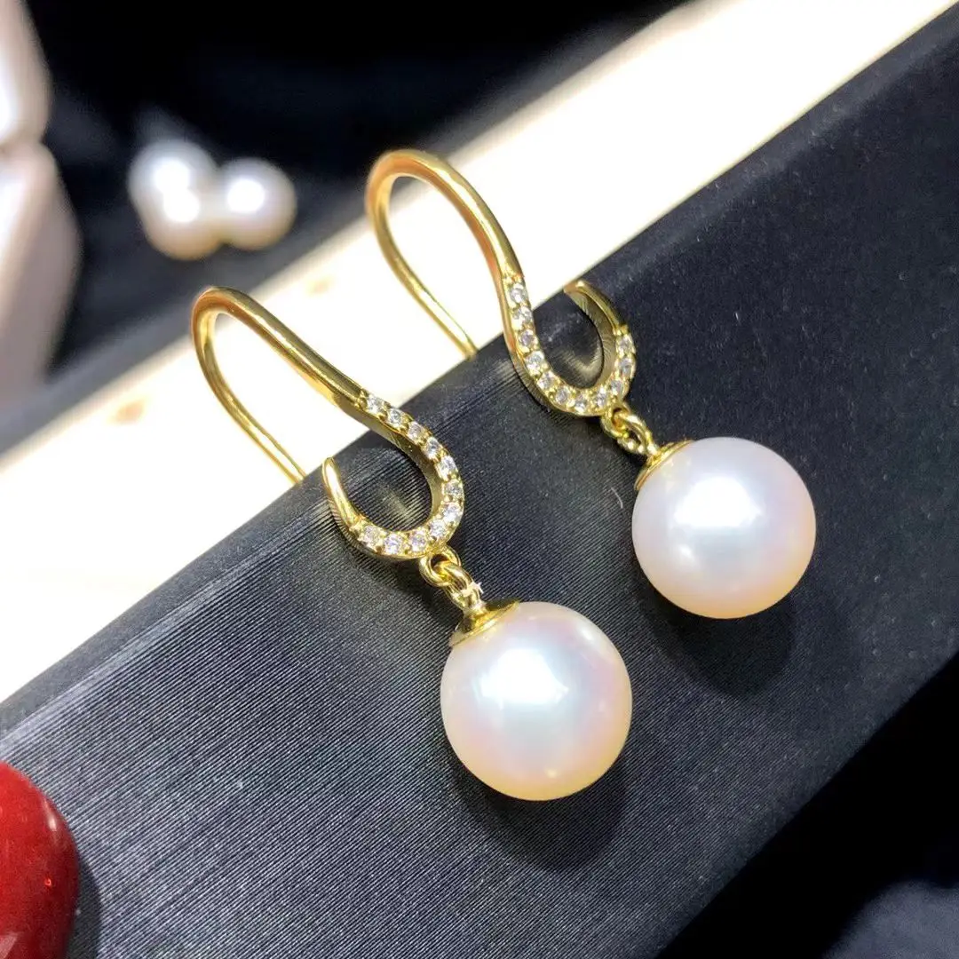 Wholesale S925 Sterling Silver Earrings Mount Findings Settings Base Mounting Parts Accessory for 9-10mm Pearls 5 pairs/lot
Wholesale S925 Sterling Silver Earrings Mount Findings Settings Base Mounting Parts Accessory for 9-10mm Pearls 5 pairs/lot