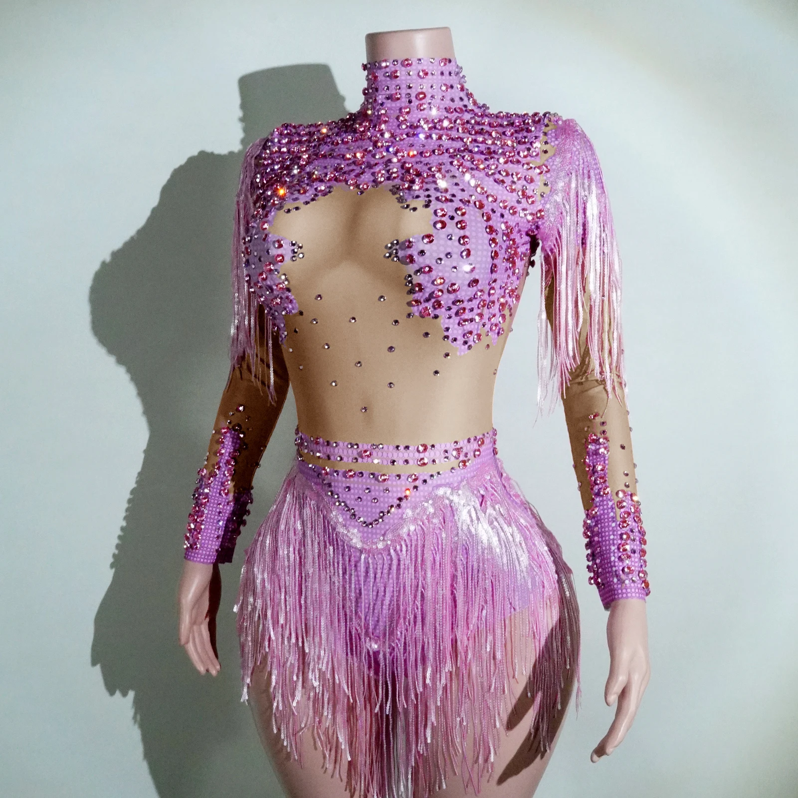 Sexy performance, dance, rhinestone sequin, tassel jumpsuit, women's clothing, singer, dancer, stage, elegant lady, party, sexy
Sexy performance, dance, rhinestone sequin, tassel jumpsuit, women's clothing, singer, dancer, stage, elegant lady, party, sexy