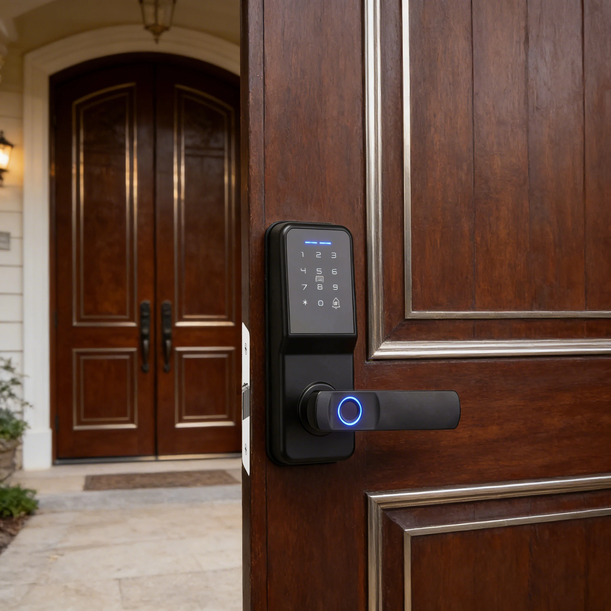 Hotel Smart Door Lock For Wood Door With RFID Silent Operation Grade A Security 200 Fingerprint Capacity High Comfort & Safety
Hotel Smart Door Lock For Wood Door With RFID Silent Operation Grade A Security 200 Fingerprint Capacity High Comfort & Safety