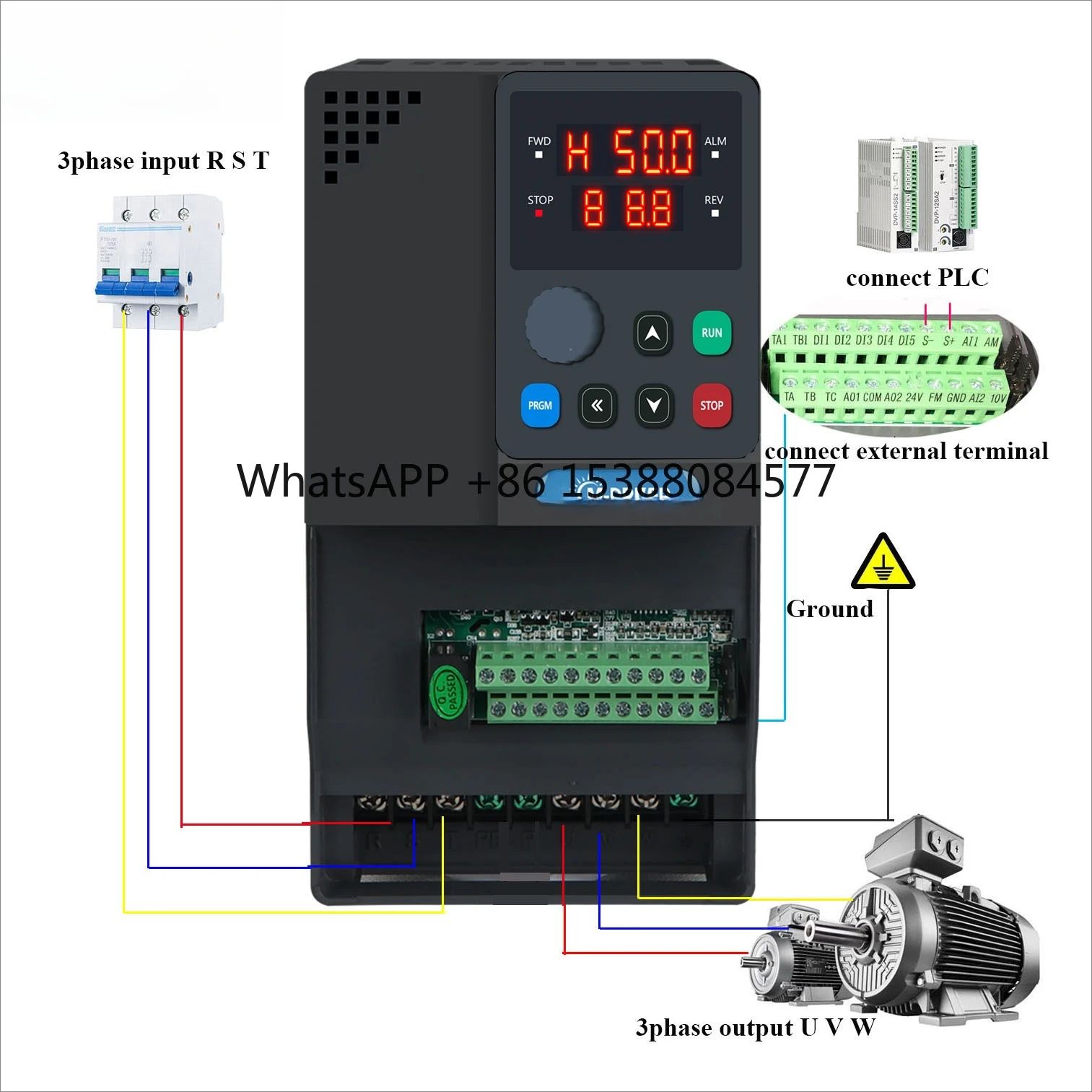 M-driver 3 Phase 380V Frequency Converter 4kw 5.5kw 7.5kw 11kw Variable Frequency Drive 
M-driver 3 Phase 380V Frequency Converter 4kw 5.5kw 7.5kw 11kw Variable Frequency Drive