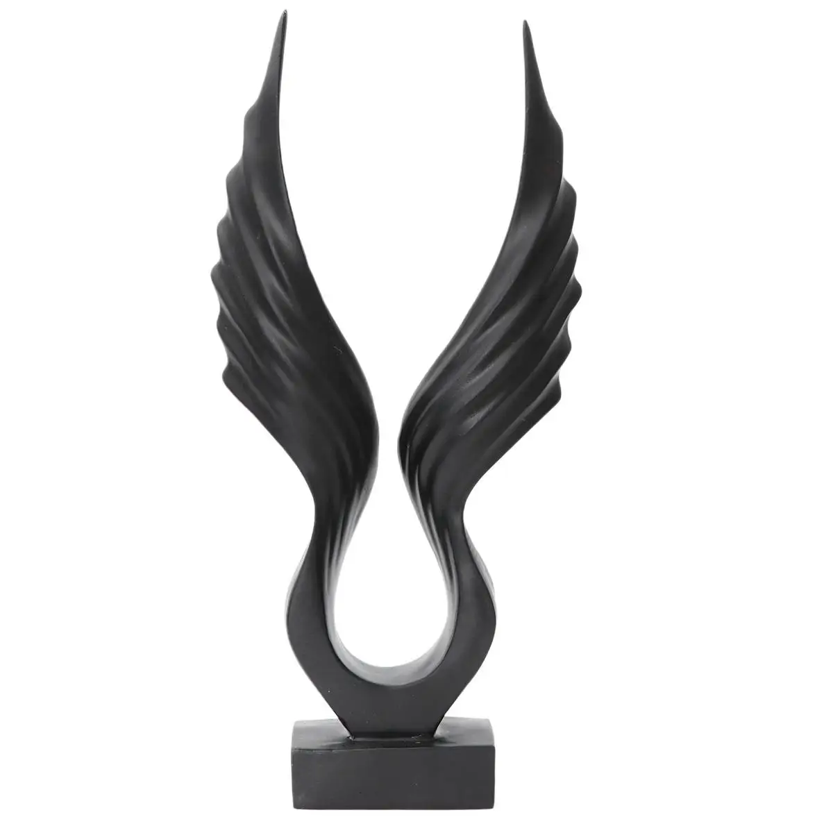Angel Wing Figurine Statue Resin Sculpture Wine Cabinet Ornament Tabletop Decor Black
Angel Wing Figurine Statue Resin Sculpture Wine Cabinet Ornament Tabletop Decor Black
