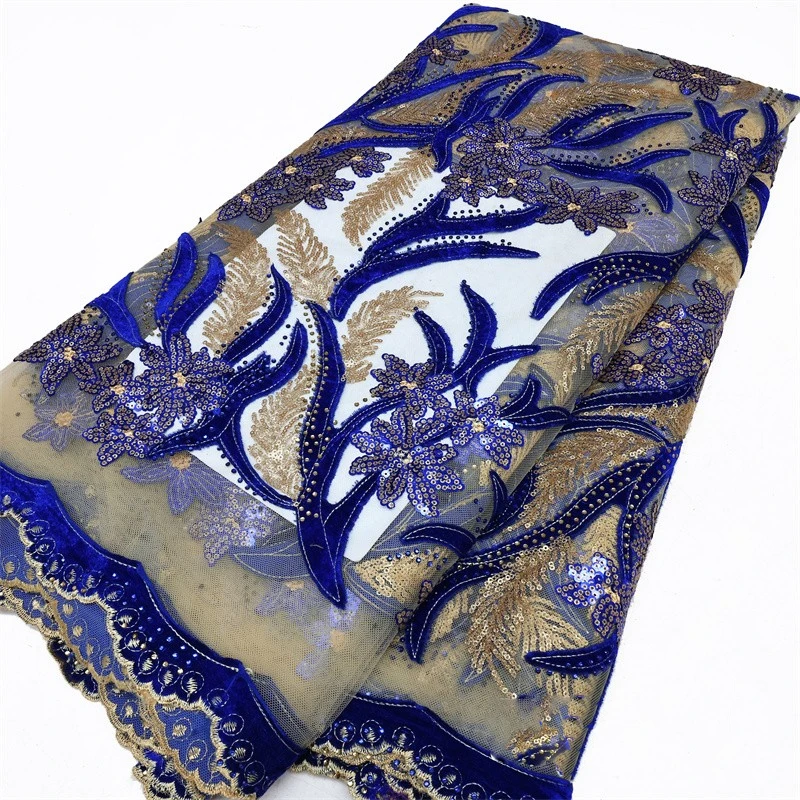 African Lace Fabric With Stones 2023 French Velvet Lace Fabric Nigerian Sequins Tulle Lace Fabric For Women Party Dress LRC23235
African Lace Fabric With Stones 2023 French Velvet Lace Fabric Nigerian Sequins Tulle Lace Fabric For Women Party Dress LRC23235