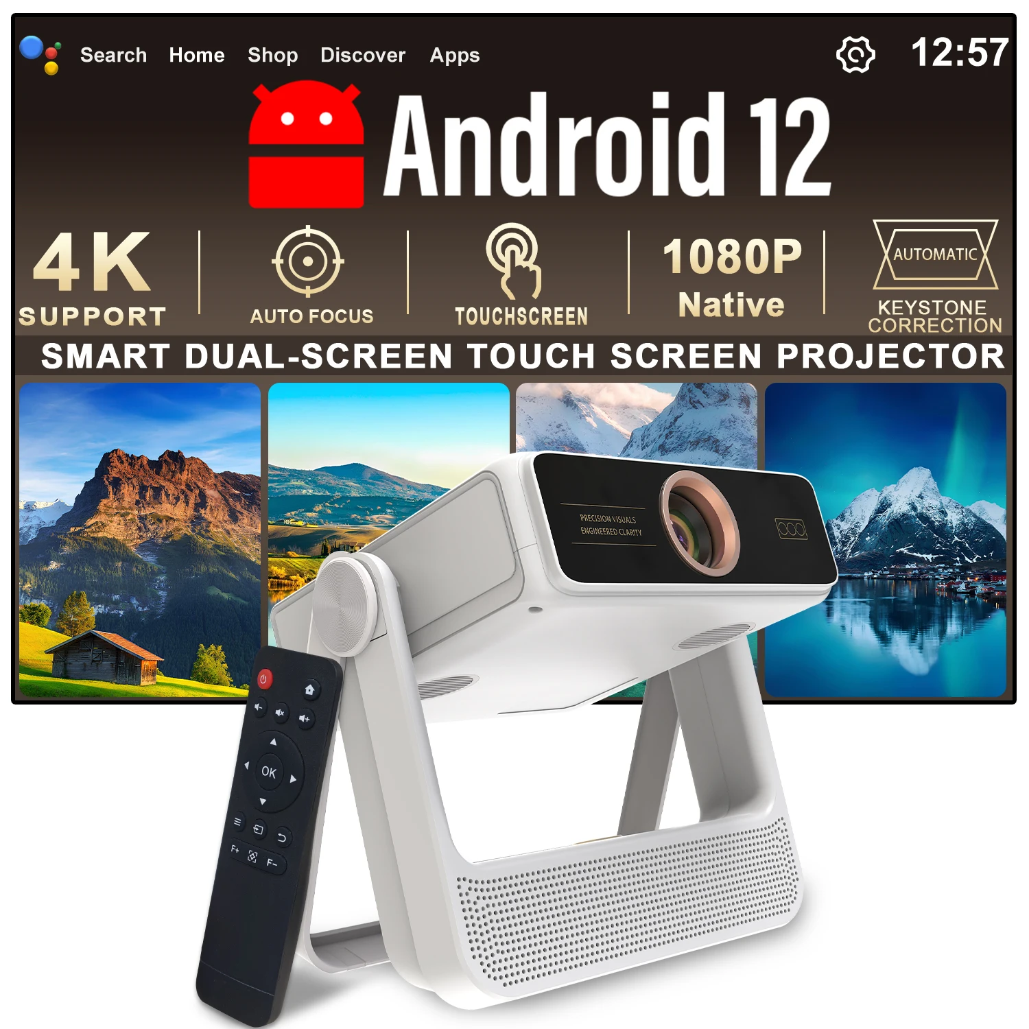 Office & Fitness Sports Projector 7 Inch Touch Screen Stable Signal Multi Scene Placement Available
Office & Fitness Sports Projector 7 Inch Touch Screen Stable Signal Multi Scene Placement Available