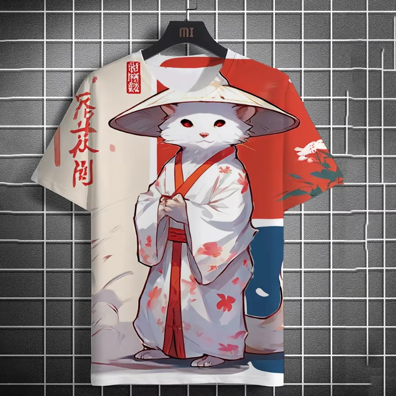 Летняя мужская футболка, модная повседневная футболка с 3d принтом Cat Warrior Guard Art, графическая футболка с короткими рукавами и круглым вырезом, уличный топ, одежда в стиле Харадзюку
Летняя мужская футболка, модная повседневная футболка с 3d принтом Cat Warrior Guard Art, графическая футболка с короткими рукавами и круглым вырезом, уличный топ, одежда в стиле Харадзюку