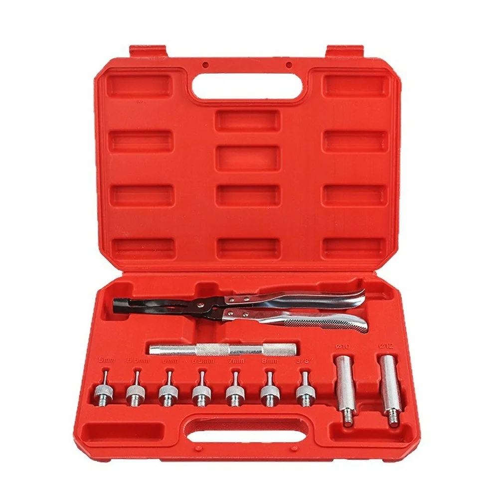 11 Piece Car Valve Seal Pliers Set Valve Spring Removal Tool Kit With 7 Adapters Car Accessories
11 Piece Car Valve Seal Pliers Set Valve Spring Removal Tool Kit With 7 Adapters Car Accessories