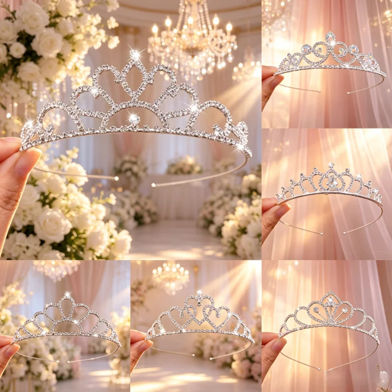 Golden Crystal Rhinestone Crown Tiara, Wedding Hair Accessories Headpiece, Bridal Crown Hair Ornament for Queen Princess
Golden Crystal Rhinestone Crown Tiara, Wedding Hair Accessories Headpiece, Bridal Crown Hair Ornament for Queen Princess