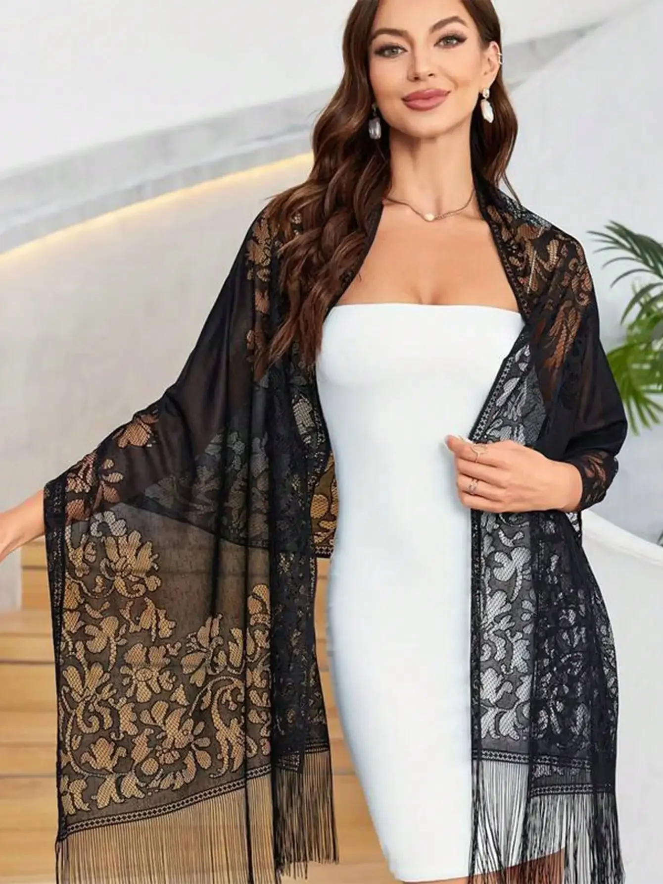 2026 Elegant Lace Scarf For Women, Evening Dress Shawl,Accessories,Beach Towel
2026 Elegant Lace Scarf For Women, Evening Dress Shawl,Accessories,Beach Towel
