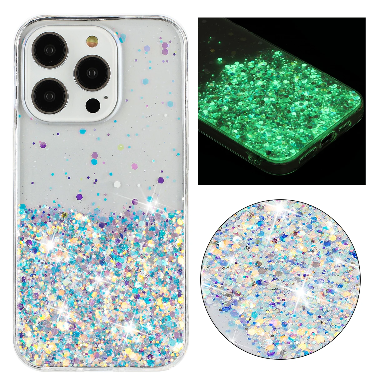 Shockproof Luminous Clear Glitter Case For iPhone 16 Pro Max 15 14 Plus 13 12 11 XR XS X, Slim Glow in Dark Phone Cover Funda
Shockproof Luminous Clear Glitter Case For iPhone 16 Pro Max 15 14 Plus 13 12 11 XR XS X, Slim Glow in Dark Phone Cover Funda