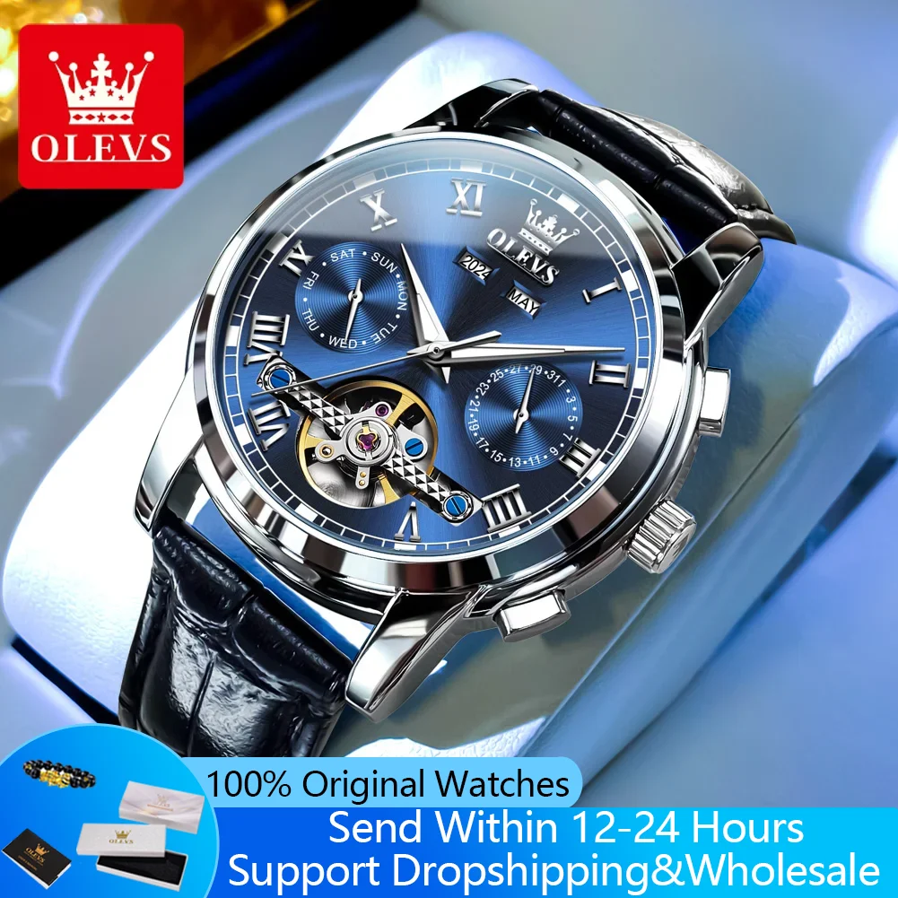 OLEVS 6607 — бестселлер среди автоматических часов для мужчин, модные часы с кожаным ремешком, ажурным циферблатом и роскошным механическим механизмом, для делового стиля.
OLEVS 6607 — бестселлер среди автоматических часов для мужчин, модные часы с кожаным ремешком, ажурным циферблатом и роскошным механическим механизмом, для делового стиля.