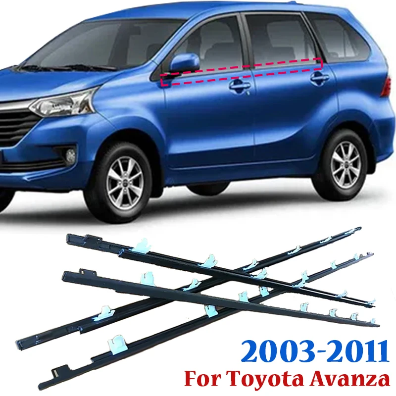 4PCS Car Window Glass Window Seal Moulding Trim for Toyota Avanza 2003-2011
4PCS Car Window Glass Window Seal Moulding Trim for Toyota Avanza 2003-2011