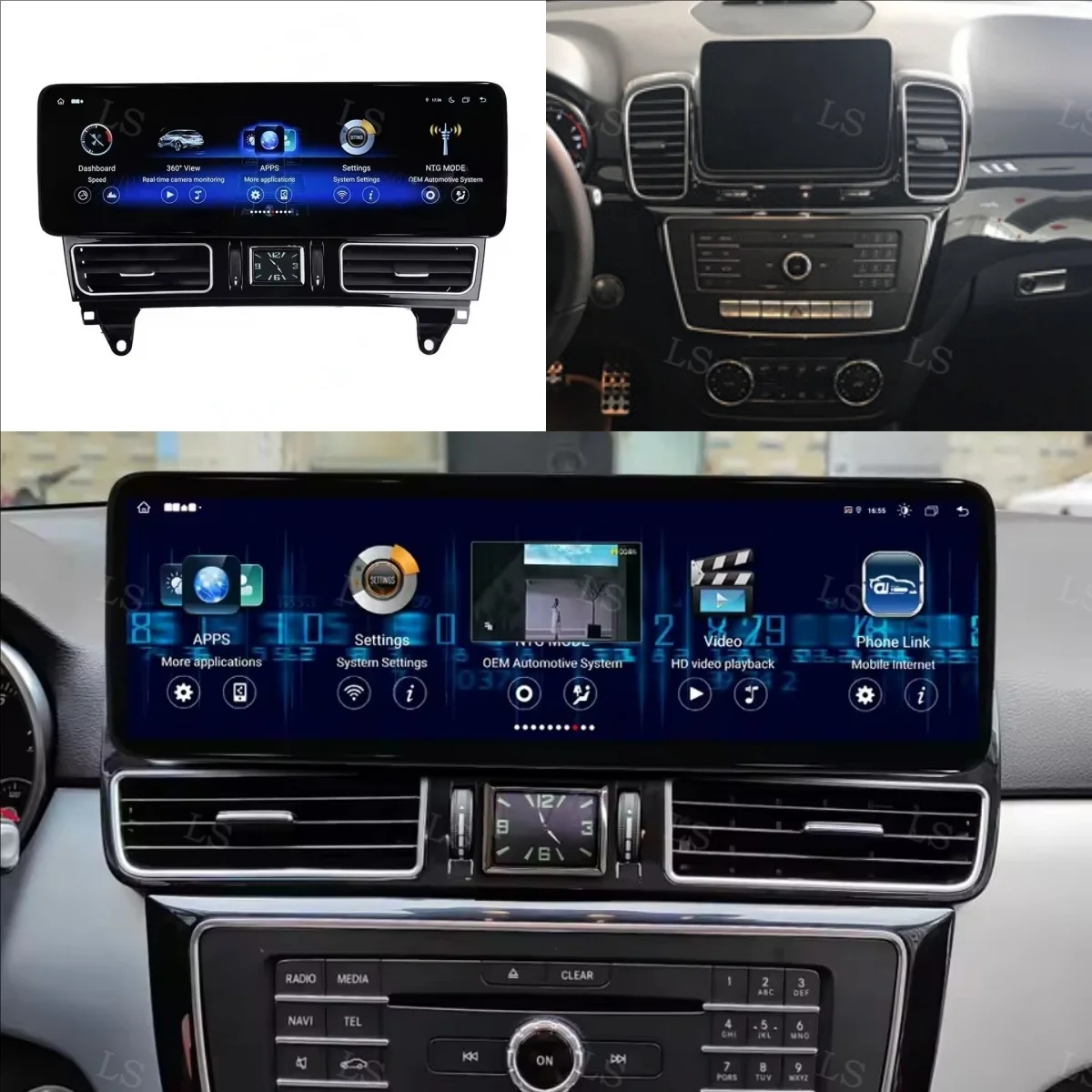 Auto Andriod 13 Carplay Navi For Mercedes Benz GLS GLE 2015 -2018 Car Radio 15.8 " Screen Digital Dashboard Multimedia Head Unit
Auto Andriod 13 Carplay Navi For Mercedes Benz GLS GLE 2015 -2018 Car Radio 15.8 " Screen Digital Dashboard Multimedia Head Unit