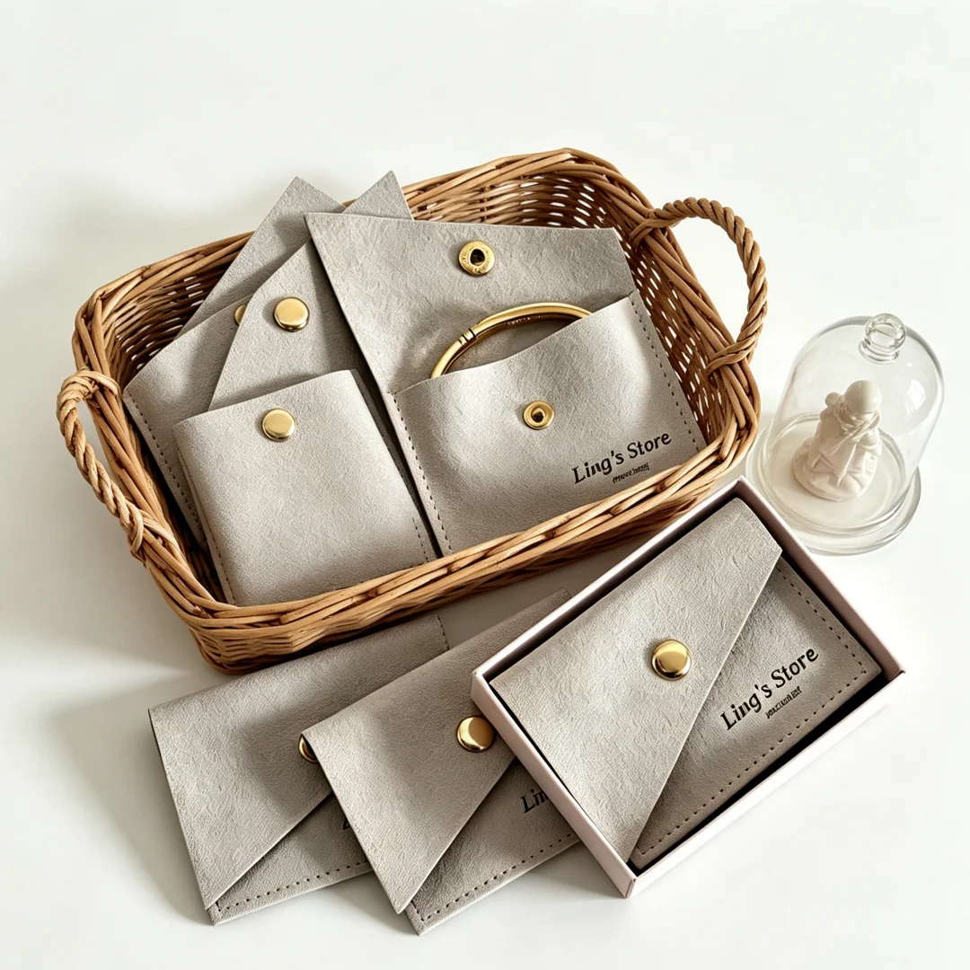 50pcs Custom Logo Snap Button Bag Rings Jewelry Packaging Pouch Earrings Bracelet Necklace Storage Wedding Party Fine Jewelry
50pcs Custom Logo Snap Button Bag Rings Jewelry Packaging Pouch Earrings Bracelet Necklace Storage Wedding Party Fine Jewelry