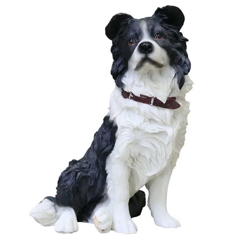 Model play border collie dog simulation dog model sitting side herding ornament resin handicraft figure
Model play border collie dog simulation dog model sitting side herding ornament resin handicraft figure