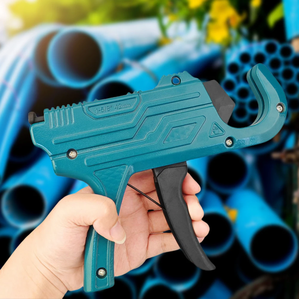 Electric PVC Pipe Cutter Handheld Pistol Design for Fast and Precise Cutting of Plastic Pipes up to 42mm Diameter
Electric PVC Pipe Cutter Handheld Pistol Design for Fast and Precise Cutting of Plastic Pipes up to 42mm Diameter