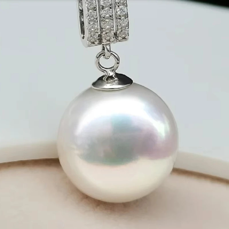 Genuine Natural 13-14mm White Pearl Pendant with Chain, Free Shipping, Luxurious Gift for Her
Genuine Natural 13-14mm White Pearl Pendant with Chain, Free Shipping, Luxurious Gift for Her